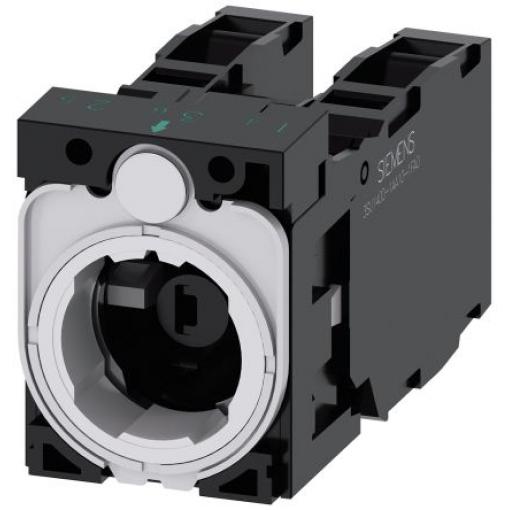 Siemens Blok kontaktů, řada: SIRIUS ACT 3SU15 Blok kontaktů 2 NO/2 NC 24V, 6 V Šroub barva Červená LED