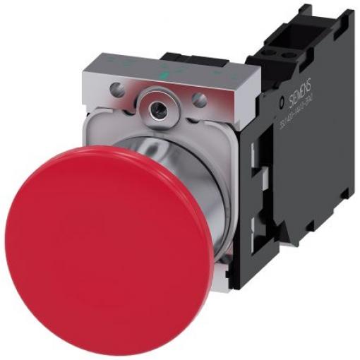 Siemens Tlačítkový spínač, řada: SIRIUS ACT 3SU11 IP66, IP67, IP69K SPST Deska 22 mm Červená