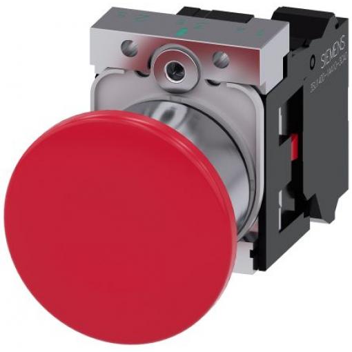 Siemens Tlačítkový spínač, řada: SIRIUS ACT 3SU11 IP66, IP67, IP69K SPST Deska 22 mm Červená