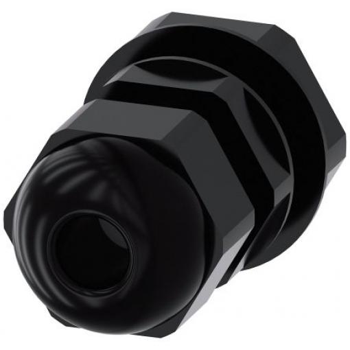 Kabelová průchodka, řada: SIRIUS ACT 3SU1900-0HH10-0AA0 Černá Plastové, IP67, IP66, IP69, IP69K M25 Siemens 9 mm až 14