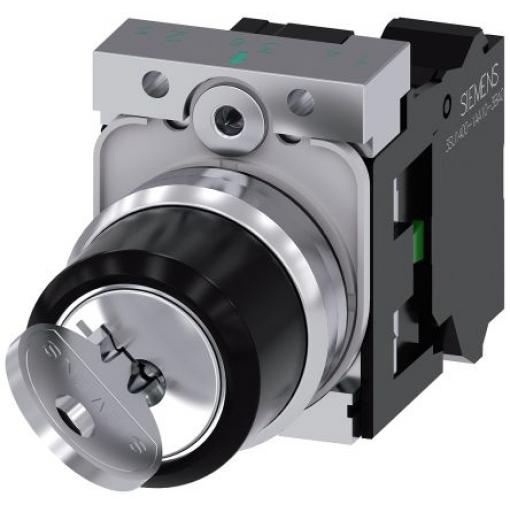 Siemens Spínač s klíčem IP66, IP67, IP69 SPST 10 A 2 pozic 70 °C -25 °C