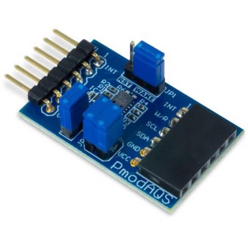 I2C, SPI, klasifikace: Rozšiřující modul Pmod AQS: Digital Gas Sensor for Air Quality 410-386, Digilent