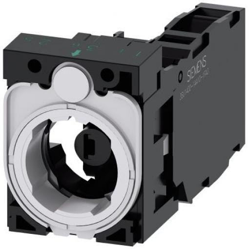 Siemens Blok kontaktů, řada: SIRIUS ACT 3SU15 Blok kontaktů 1 NO/1 NC 24V, 6 V Šroub barva Bílá LED