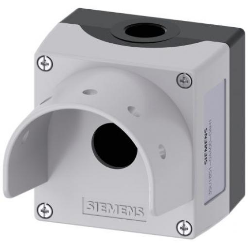 Pouzdro tlačítka, řada: SIRIUS ACT 3SU18, průměr výřezu: 22 mm Šedá Kov Siemens