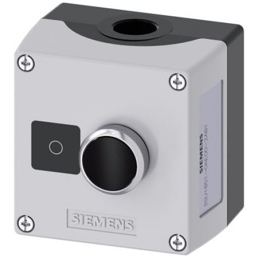Siemens Spínač regulační stanice, řada: SIRIUS ACT 3SU18 IP66, IP67, IP69 Černá Kov O