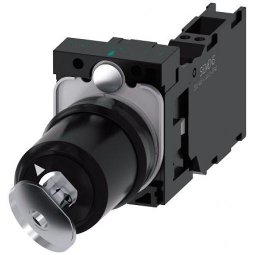 Siemens Spínač s klíčem IP67, IP66, IP69 SPST 10 A 2 pozic 70 °C -25 °C