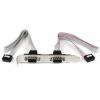 StarTech.com Sériový kabel, A: Vnitřní délka 400 mm, A: D-Sub 9pin, B: Vnější, B: DB9, Polyvinylchlorid