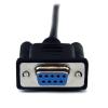 StarTech.com Sériový kabel, A: Vnitřní délka 1 m, A: D-Sub 9pin, B: Vnější, B: DB9, Polyvinylchlorid