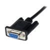 StarTech.com Sériový kabel, A: Vnitřní délka 1 m, A: D-Sub 9pin, B: Vnější, B: DB9, Polyvinylchlorid