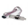 StarTech.com Sériový kabel, A: Vnitřní délka 412 mm, A: D-Sub 9pin, B: Vnější, B: DB9, Polyvinylchlorid