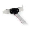 StarTech.com Sériový kabel, A: Vnitřní délka 412 mm, A: D-Sub 9pin, B: Vnější, B: DB9, Polyvinylchlorid