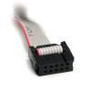 StarTech.com Sériový kabel, A: Vnější délka 406.4 mm, A: D-Sub 9pin, B: Vnitřní, B: IDC, Polyvinylchlorid