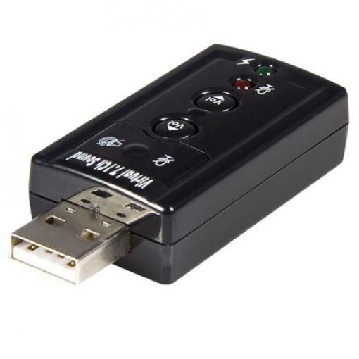 StarTech.com Zvuková karta, počet audio kanálů: 7.1, Stereo, typ pouzdra: Externí, typ sběrnice: USB 2.0
