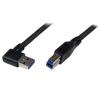 StarTech.com Kabel USB do zásuvky IC Vnější, A: USB typu A, 1 m Vnější, Černá, B: USB B