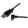 StarTech.com Kabel USB do zásuvky IC Vnější, A: USB typu A, 1 m Vnější, Černá, B: Micro USB typ B