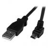 StarTech.com Kabel USB do zásuvky IC Vnější, A: USB typu A, 2 m Vnější, Černá, B: Micro USB typ B
