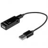 Kabel USB, 0.2m, Černá