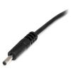 StarTech.com Kabel USB do zásuvky IC Vnější, A: USB typu A, 900 mm Vnější, Černá, B: Napájení Barrel