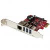 StarTech.com Karta USB, počet portů USB: 3, standard: USB 3.0, typ sběrnice: PCI