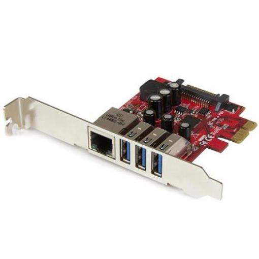StarTech.com Karta USB, počet portů USB: 3, standard: USB 3.0, typ sběrnice: PCI