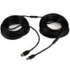StarTech.com Kabel USB do zásuvky IC Vnější, A: USB typu A, 20 m Vnější, Černá, B: USB B