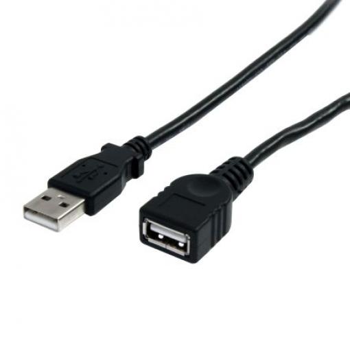 StarTech.com Kabel USB do zásuvky IC Vnější, A: USB typu A, 3 m Vnitřní, Černá, B: USB typu A