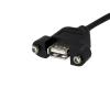 StarTech.com Kabel USB do zásuvky IC Vnitřní, A: USB typu A (montovatelný), 900 mm Vnitřní, Černá, B: USB typu A