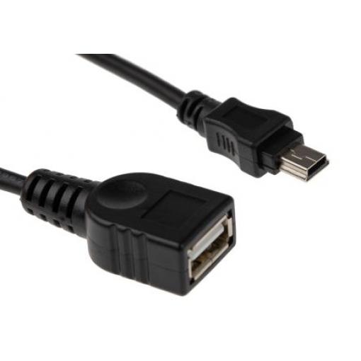 StarTech.com Kabel USB do zásuvky IC Vnitřní, A: USB typu A, 300 mm Vnější, Černá, B: Micro USB typ B