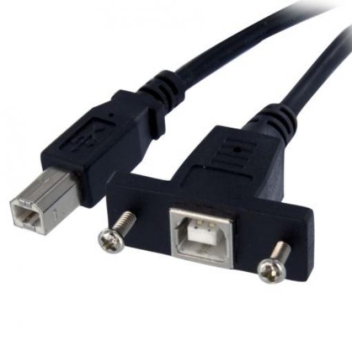 StarTech.com Kabel USB do zásuvky IC Vnější, A: USB typ B, 900 mm Vnitřní, Černá, B: USB B