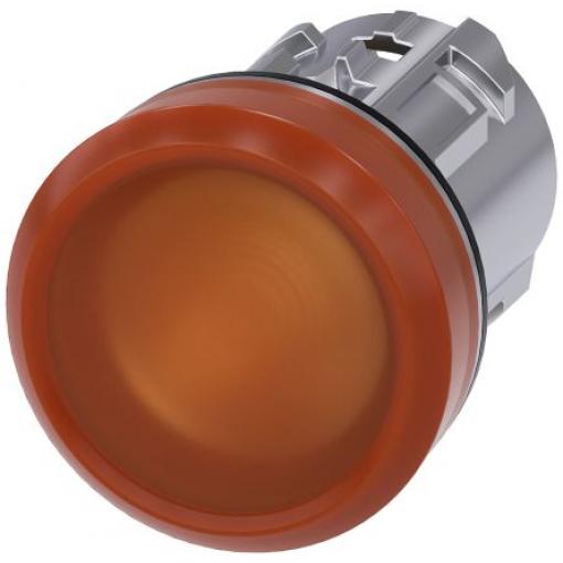 Siemens Hlava kontrolky, řada: SIRIUS ACT 3SU10 Žlutá, průměr výřezu: 22 mm