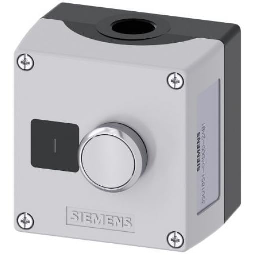 Siemens Spínač regulační stanice, řada: SIRIUS ACT 3SU18 IP69, IP67, IP66 Bílá Kov I