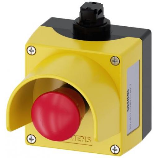 Siemens SIRIUS ACT 3SU18 Uvolnění kroucením Tlačítko nouzového vypínače Povrchová montáž 22 mm SPDT IP69, IP66, IP67