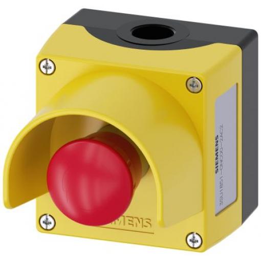 Siemens SIRIUS ACT 3SU18 Uvolnění kroucením Tlačítko nouzového vypínače Povrchová montáž 22 mm SPDT IP66, IP67, IP69