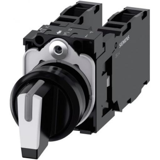 Volicí přepínač, řada: SIRIUS ACT 3SU11 Šroub IP67, IP69K, IP66 Siemens Osvětlené 3