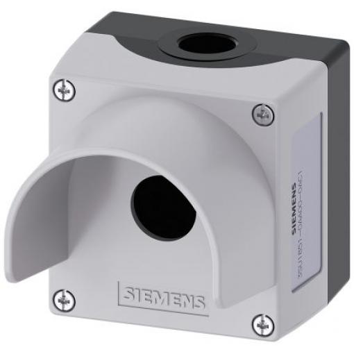 Pouzdro tlačítka, řada: SIRIUS ACT 3SU18, průměr výřezu: 22 mm Šedá Kov Siemens