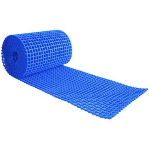 Coba Europe, Rohož, Příčné rýhy, Modrá, Polyvinylchlorid, délka: 5 m Role, Protiskluzová, šířka: 0.9m 12 mm