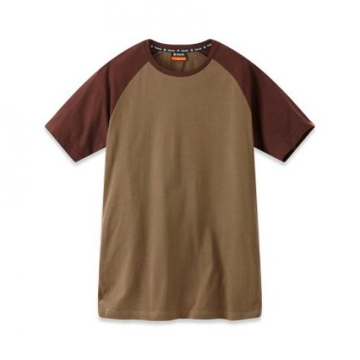 Tričko, Khaki, Bavlna, 100% bavlna, lehká, řada: OLBIA, EUR: XXL, UK: XXL Krátké