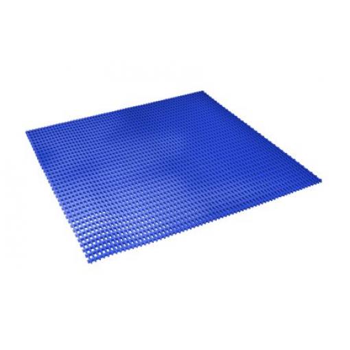 Coba Europe, Rohož, Příčné rýhy, Modrá, Polyvinylchlorid, délka: 5 m Role, Protiskluzová, šířka: 0.9m 12 mm