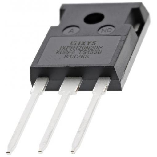 řada: HiperFET, Polar MOSFET IXFH120N20P Typ N-kanálový 120 A 200 V IXYS, TO-247, počet kolíků: 3 kolíkový Vylepšení