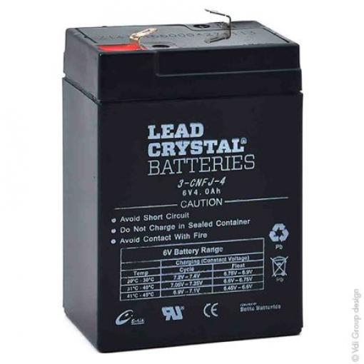 Uzavřený olověný akumulátor 3-CNFJ-4 Standardní 4 Ah 11 year ENIX Energies 6 V