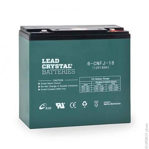Uzavřený olověný akumulátor 6-CNFJ-18 Standardní 18 Ah 11 year ENIX Energies 12 V