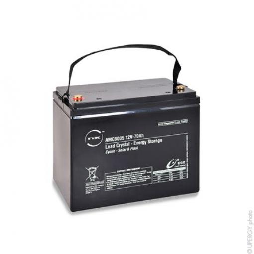 Uzavřený olověný akumulátor AMC9005 Standardní konstrukce Krystal olova 7 Ah 11 year ENIX Energies 12 V