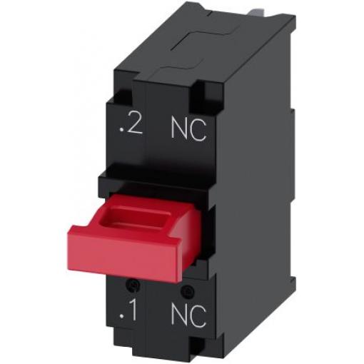 Siemens Blok kontaktů, řada: SIRIUS ACT 3SU14 Blok kontaktů 1 NC 240 V ac, 250V dc Zásuvka