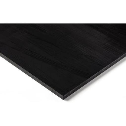RS PRO Plastová deska, Nylon barva Černá, délka: 500 mm, šířka: 500 mm, tloušťka: 50 mm