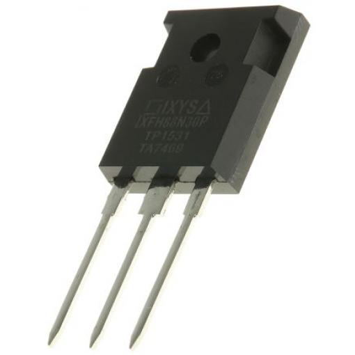 řada: HiperFET, Polar MOSFET IXFH88N30P Typ N-kanálový 88 A 300 V IXYS, TO-247, počet kolíků: 3 kolíkový Vylepšení