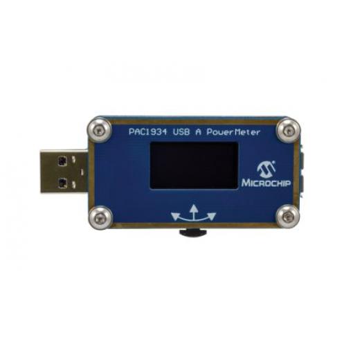 Microchip Vyhodnocovací sada LED ADM00974, Matice LED, Měřič energie PAC1934 USB A, PAC1934 Wattmetr
