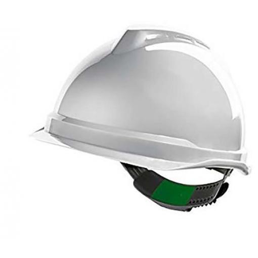MSA Safety Ochranná přilba EN 397, Bílá, ABS Integrovaný potní pásek Nastavitelný Mikro V-Gard 520