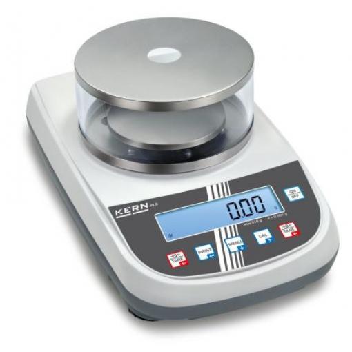 Váhy Přesné vyvážení 1.2kg, rozlišení: 0.001 g, číslo modelu: PLS 1200-3A, 3-kolíková (Global), Typ C Kern, ISOCAL