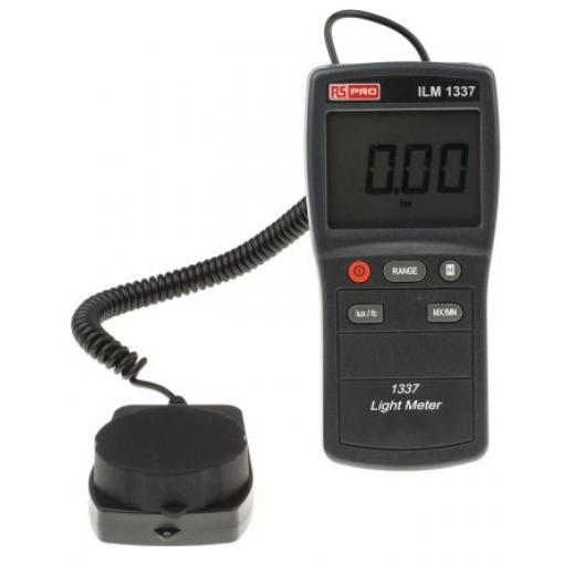 Expozimetr 20000 lx, číslo modelu: ILM 1337 RS PRO 0lx, přesnost: ±3 % ±5 Digits