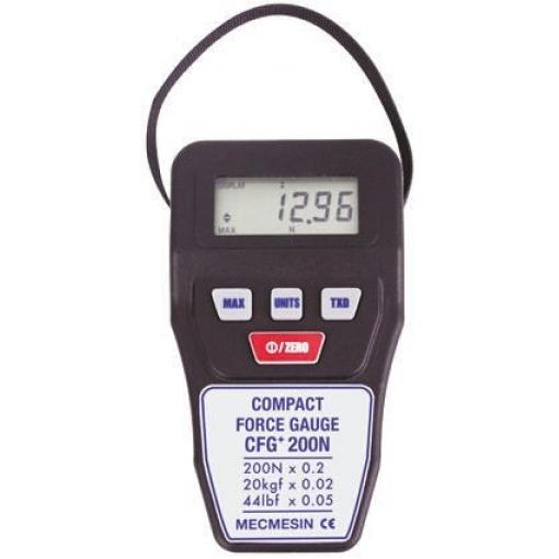 Siloměr 860-022, přesnost: ±0.5 %, rozlišení: 0.2 N 500 Hz RS-232, 35 °C, 10 °C, sortiment: 860 Mecmesin, ISOCAL